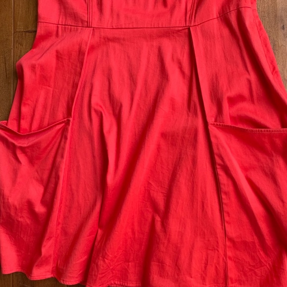 Jessica Simpson Orange Halter Mini Dress M - Picture 2 of 13